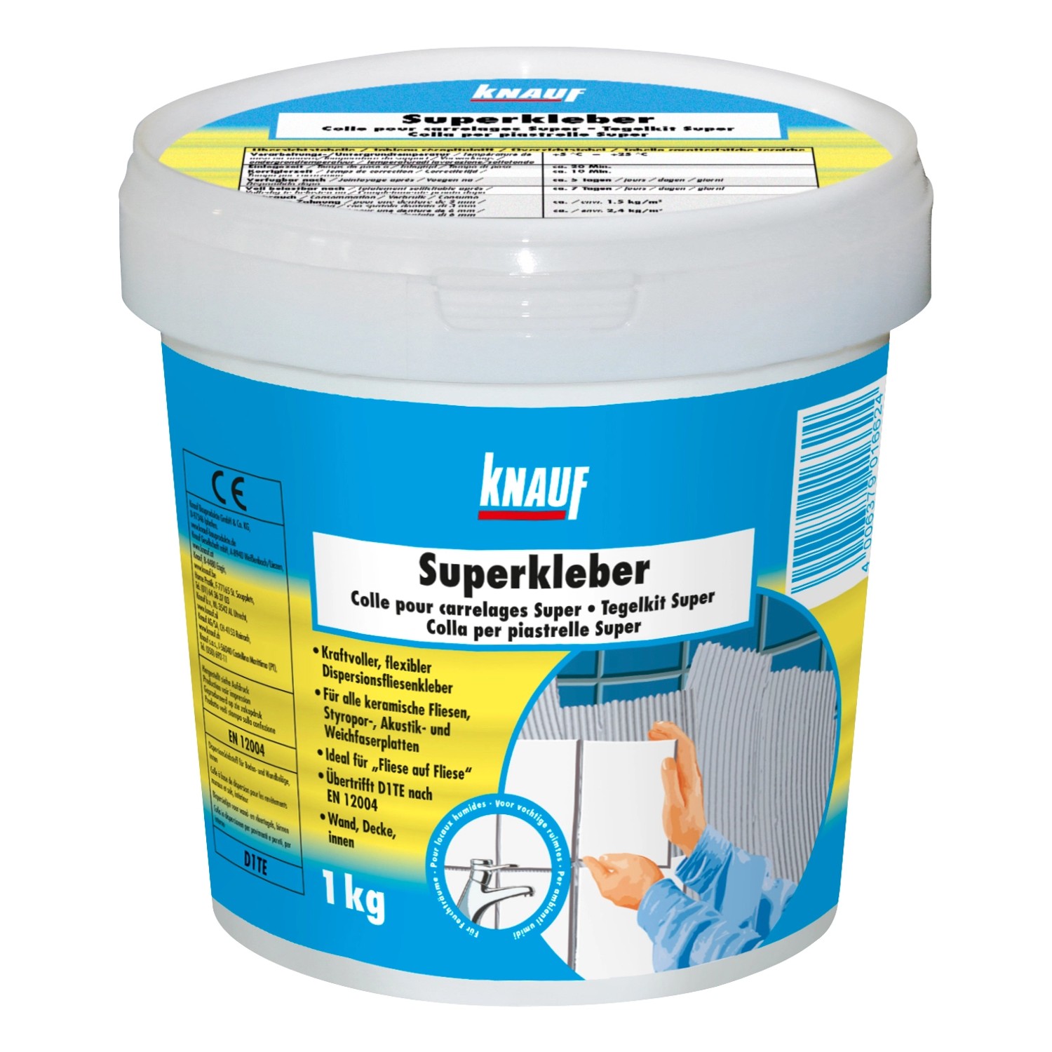 Knauf Lepidlo na obklady Superkleber šedé 1 kg