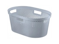 Curver Koš na prádlo Infinity 40 l, šedý, 585 x 265 x 385 mm