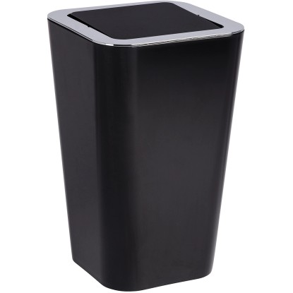 Wenko Koš s výkyvným víkem Candy Black 6 l