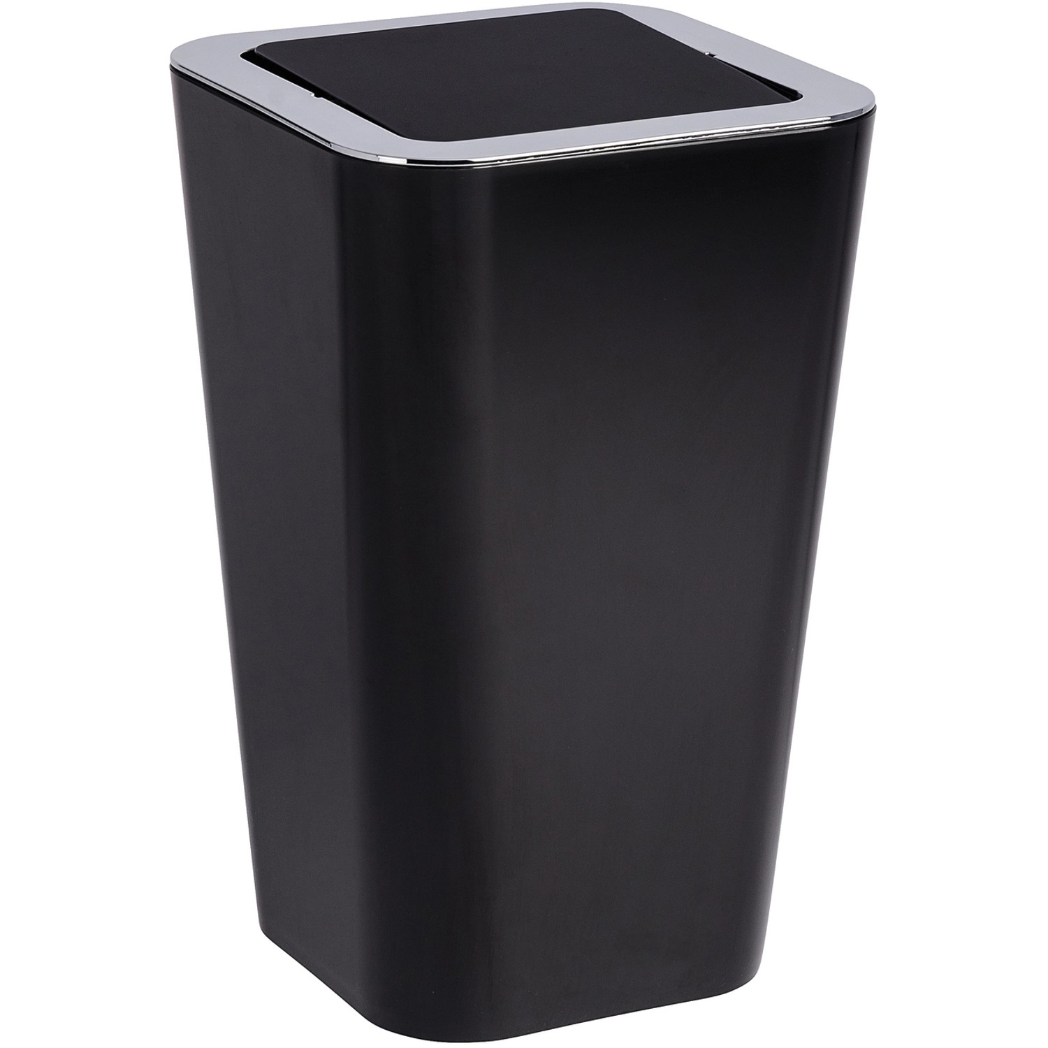 Koupelnový koš CANDY BLACK - 6 l, WENKO 22474100 černá