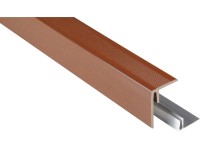 Kovalex Boční zakončovací lišta pro prkna WPC hnědá 2500 x 64 x 48 mm