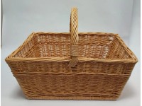Košík proutěný čtyřhranný 55 x 36 x 24 cm