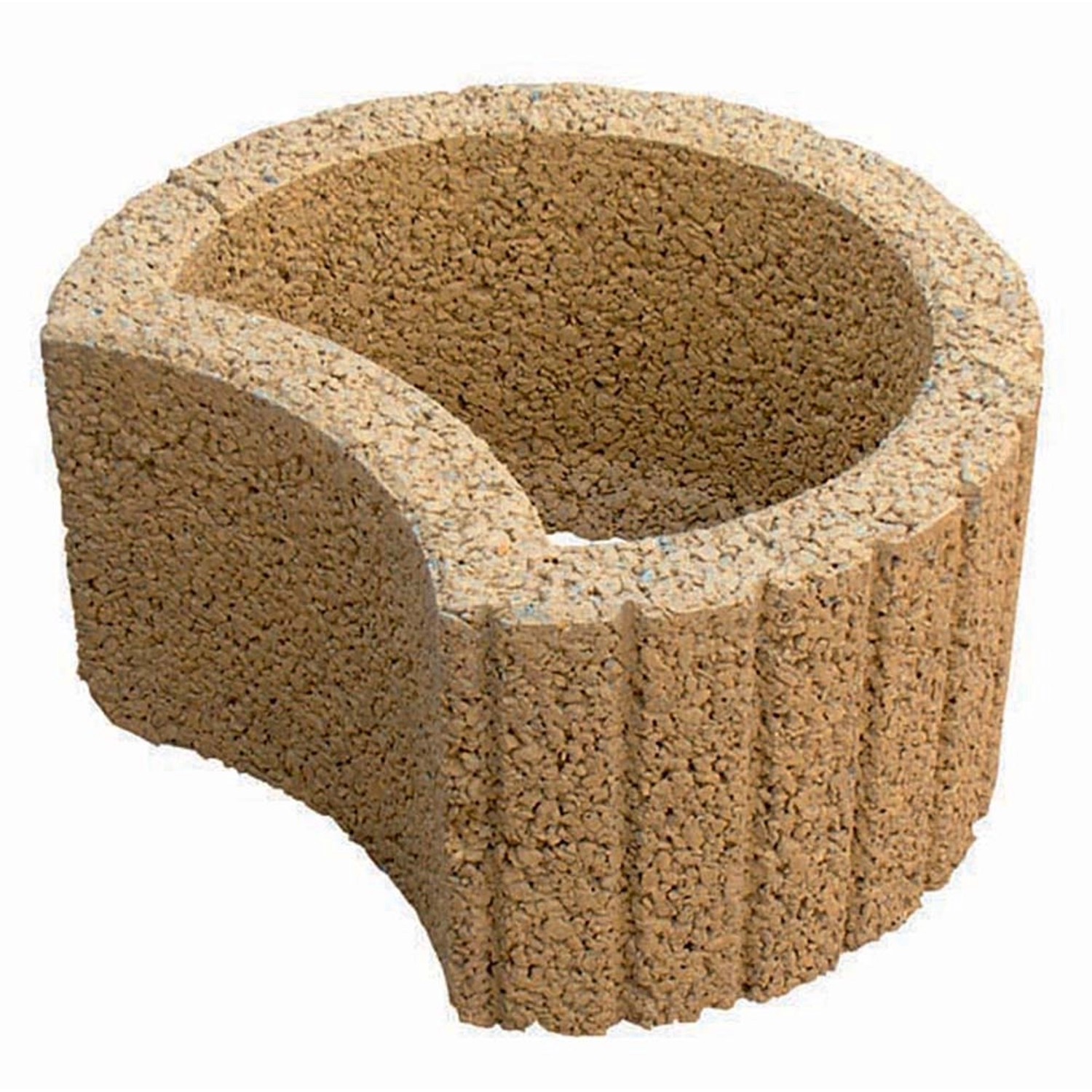 DITON Svahová tvárnice kruhová velká okrová