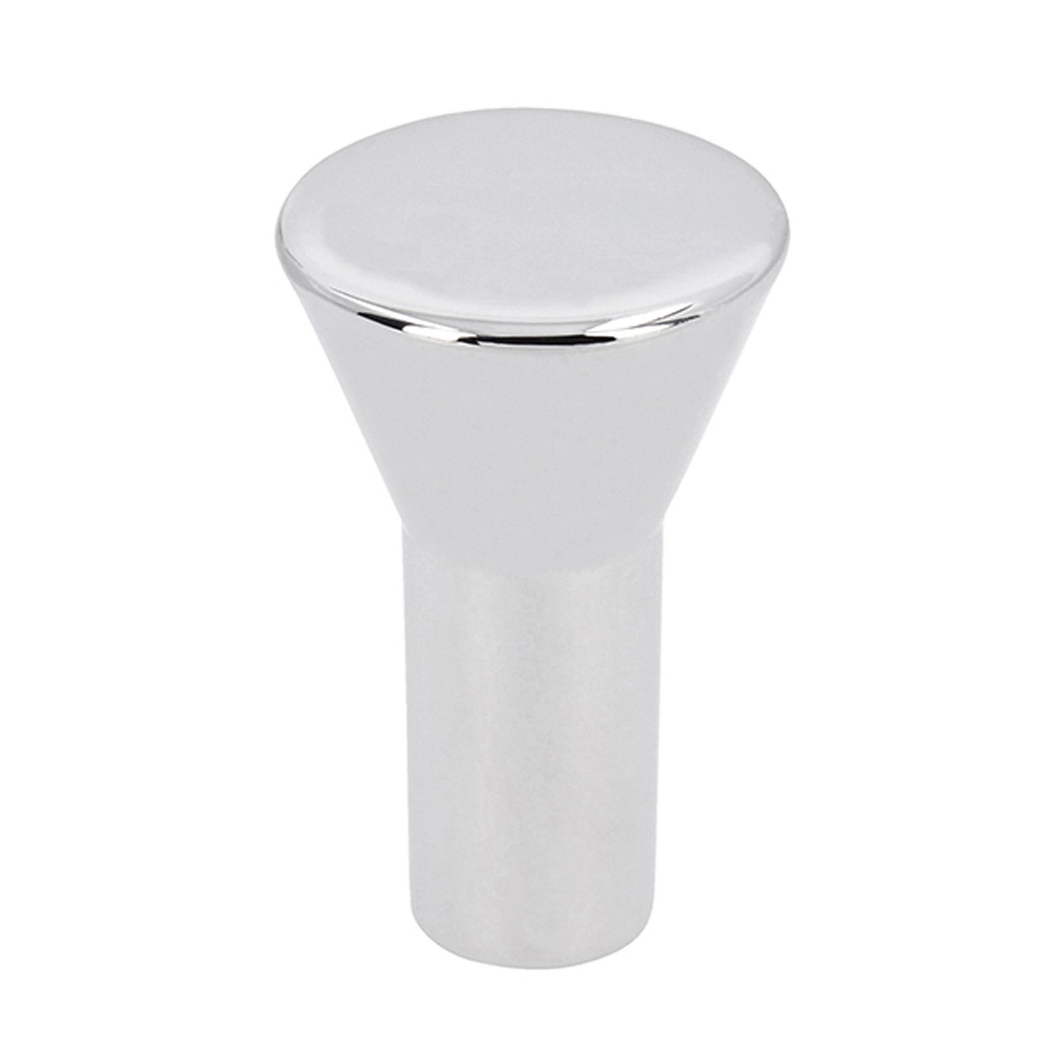 Nábytková knopka, lesklý chrom 15 x 7,5 x 24 mm