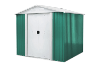 Plechový zahradní domek MAON 219 vč. základny, zelená, 184 x 119 cm