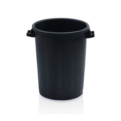 TBA Nádoba na dešťovou vodu/odpad, černá, 100 l, pr. 53 x 66 cm