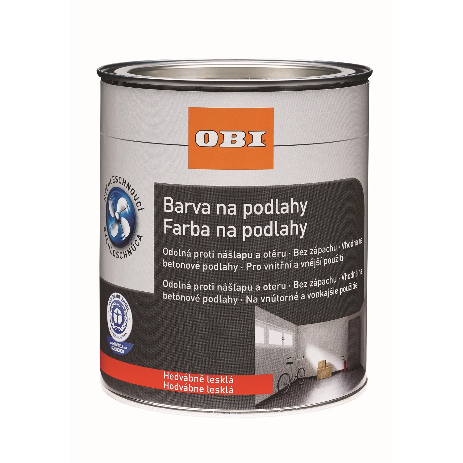 OBI Barva na podlahy kamenná šedá 750 ml