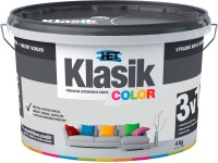 HET Klasik COLOR Tónovaná interiérová barva KC 0117 šedá platinová, 4 kg