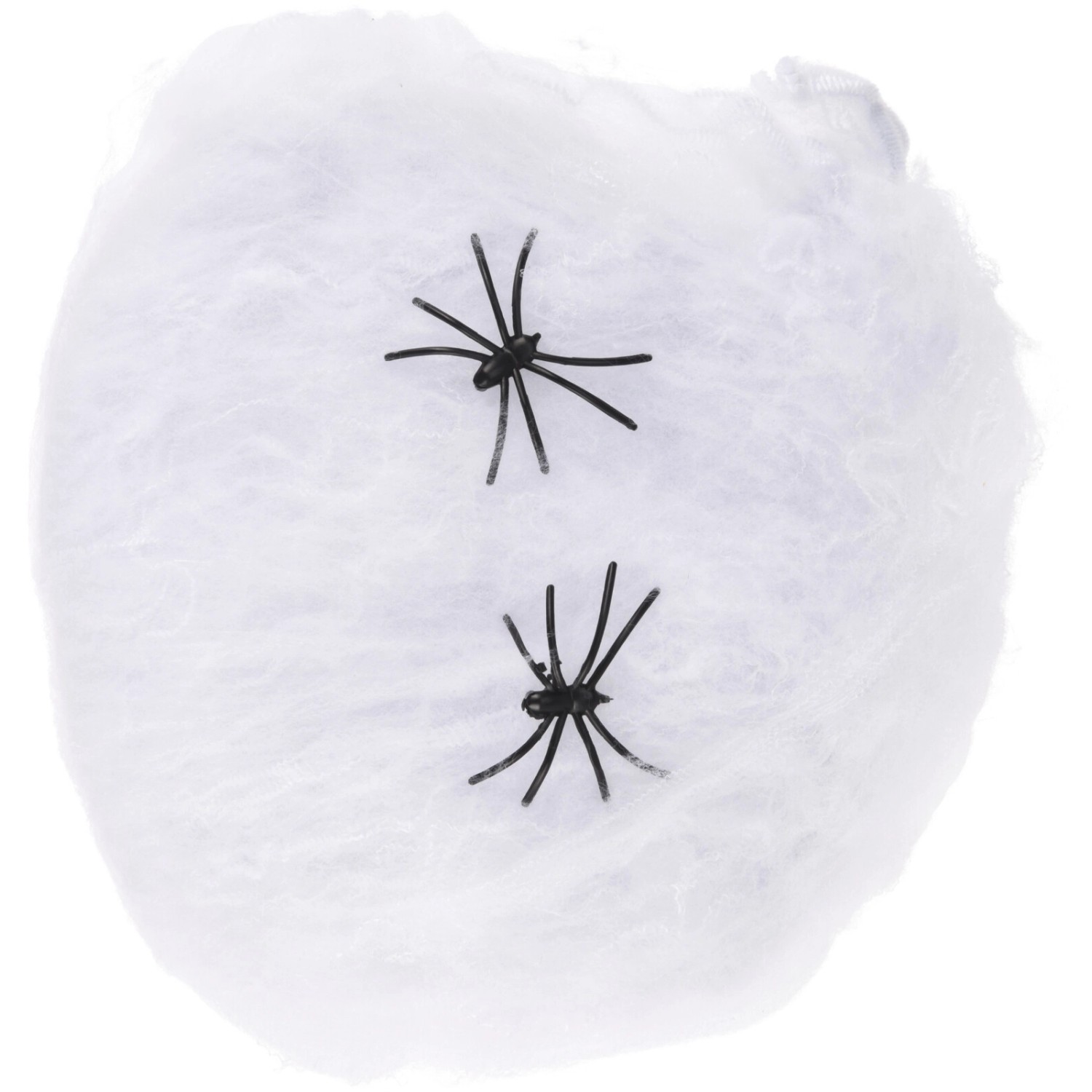 Koopman Roztažitelná nylonová pavučina se 2 černými pavouky