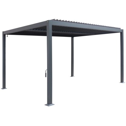 Hespéride Bioklimatická pergola Évonis, hliník/ocel, Gris Graphite, 4 × 3 m