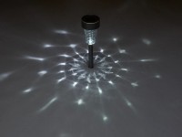 OBI LED solární svítidlo s trnem Cameri šedé