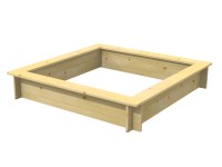 Maone Dřevěné pískoviště BOREK 1, 120 x 120 cm Maone Dřevěné pískoviště BOREK 1, 120 x 120 cm