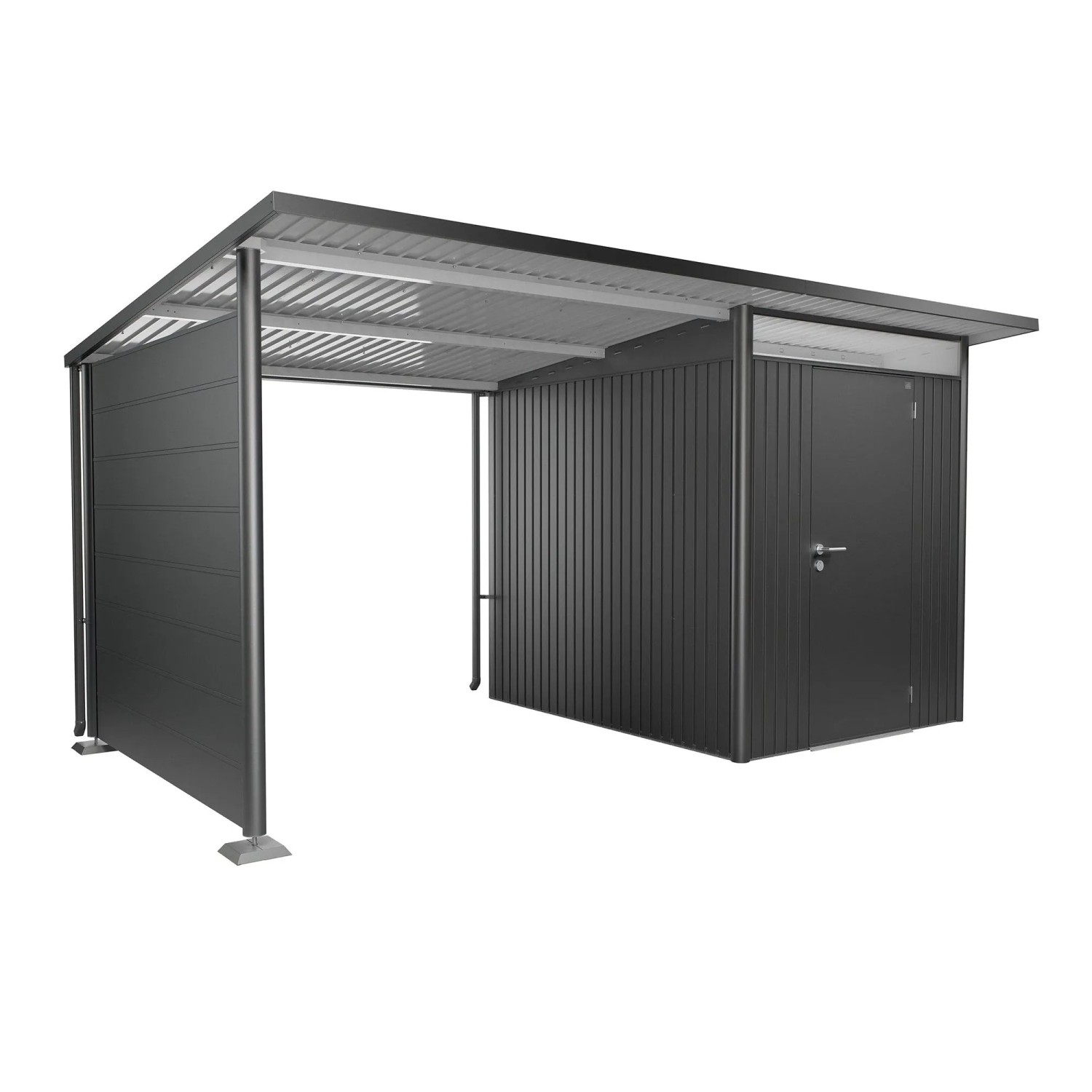Biohort Boční stříška k domku AvantGarde/ECO A2, A6 tmavě šedá