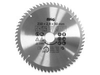 Magg Pilový kotouč 210 x 2,9 x 30 mm / 60 zubů střídavě šikmé Magg Pilový kotouč 210 x 2,9 x 30 mm / 60 zubů střídavě šikmé