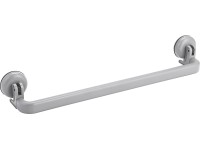 Držák na ručník s přísavkou, šedý matný 49,2 x 7,5 x 7,1 cm