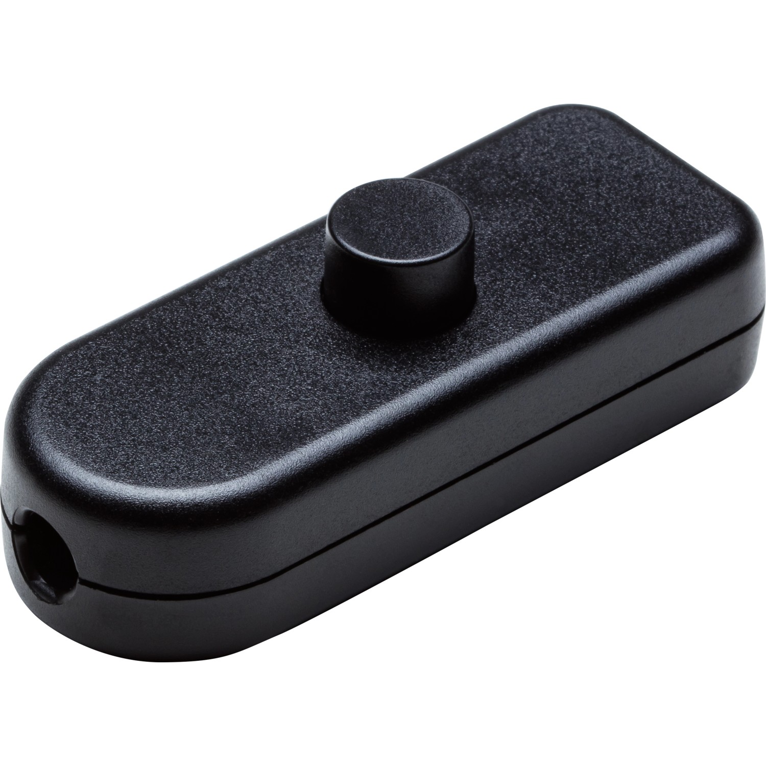 OBI Mezišňůrový vypínač 2 A, černý