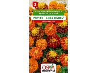 Semínka Aksamitník rozkladitý plnokvětý Petite směs barev (Tagetes patula nana)