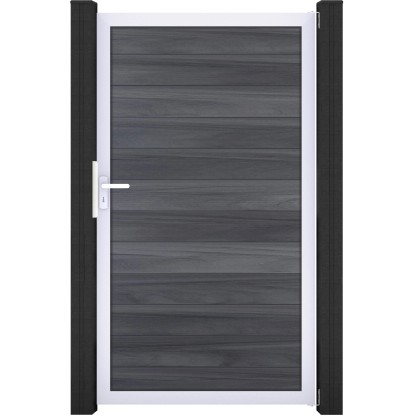 GroJaSolid Branka antracitová šedá/stříbrná šedá EV1, 100 x 180 cm