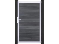 GroJaSolid Branka antracitová šedá/stříbrná šedá EV1, 100 x 180 cm