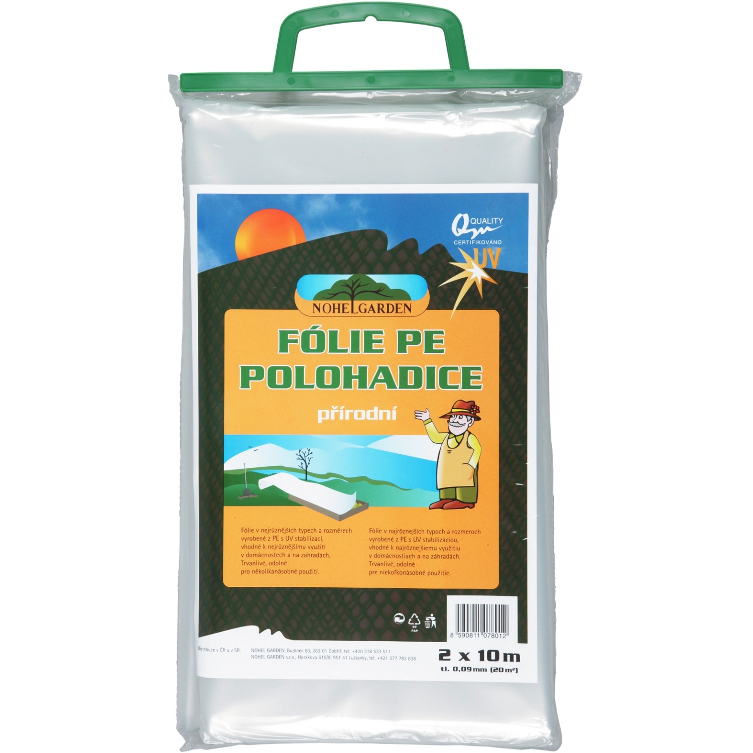 Nohel Garden Fólie PE polohadice 2 x 10 m