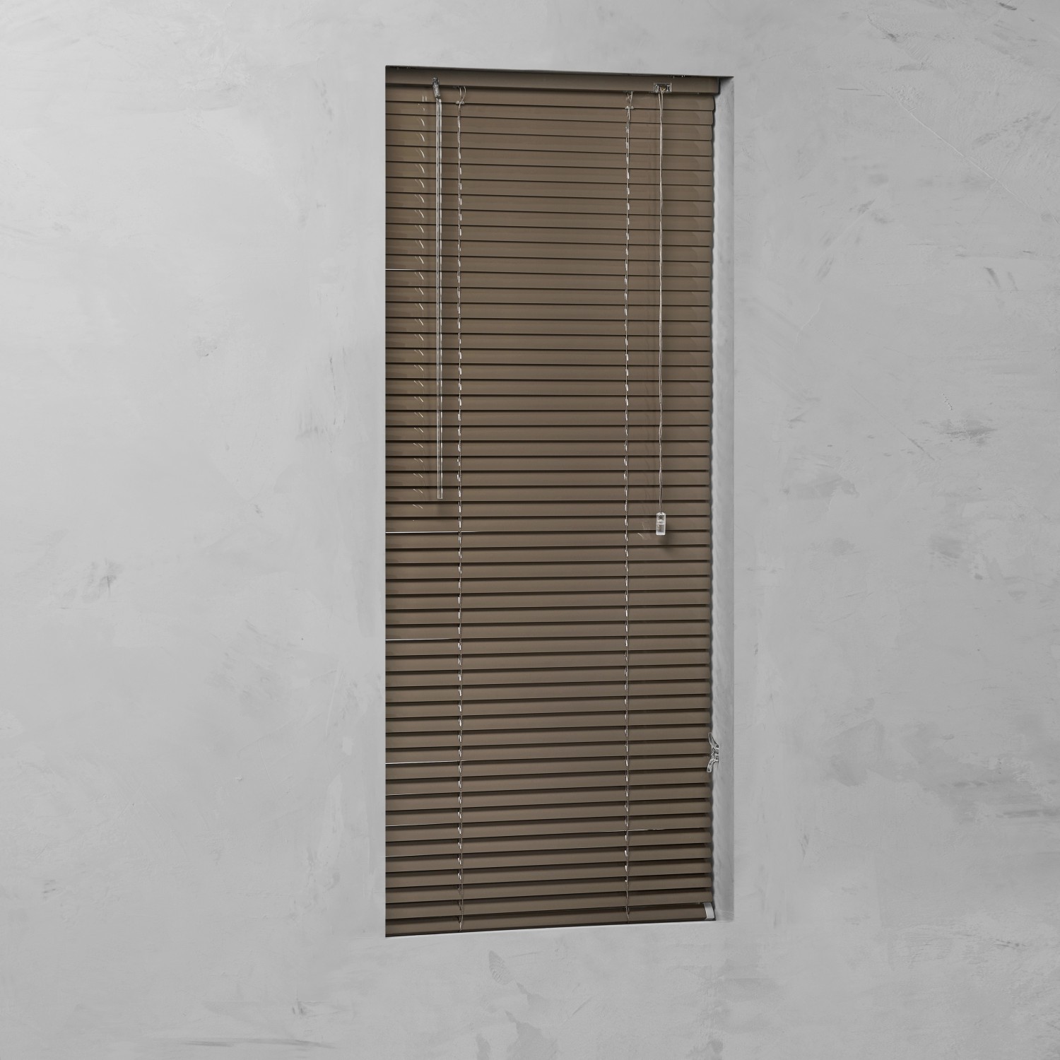 Hliníková žaluzie Venetian moka 25 mm, 60 x 175 cm