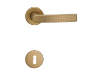 COBRA Rozetové dveřní kování TINA-R PZ F4 - bronzový elox