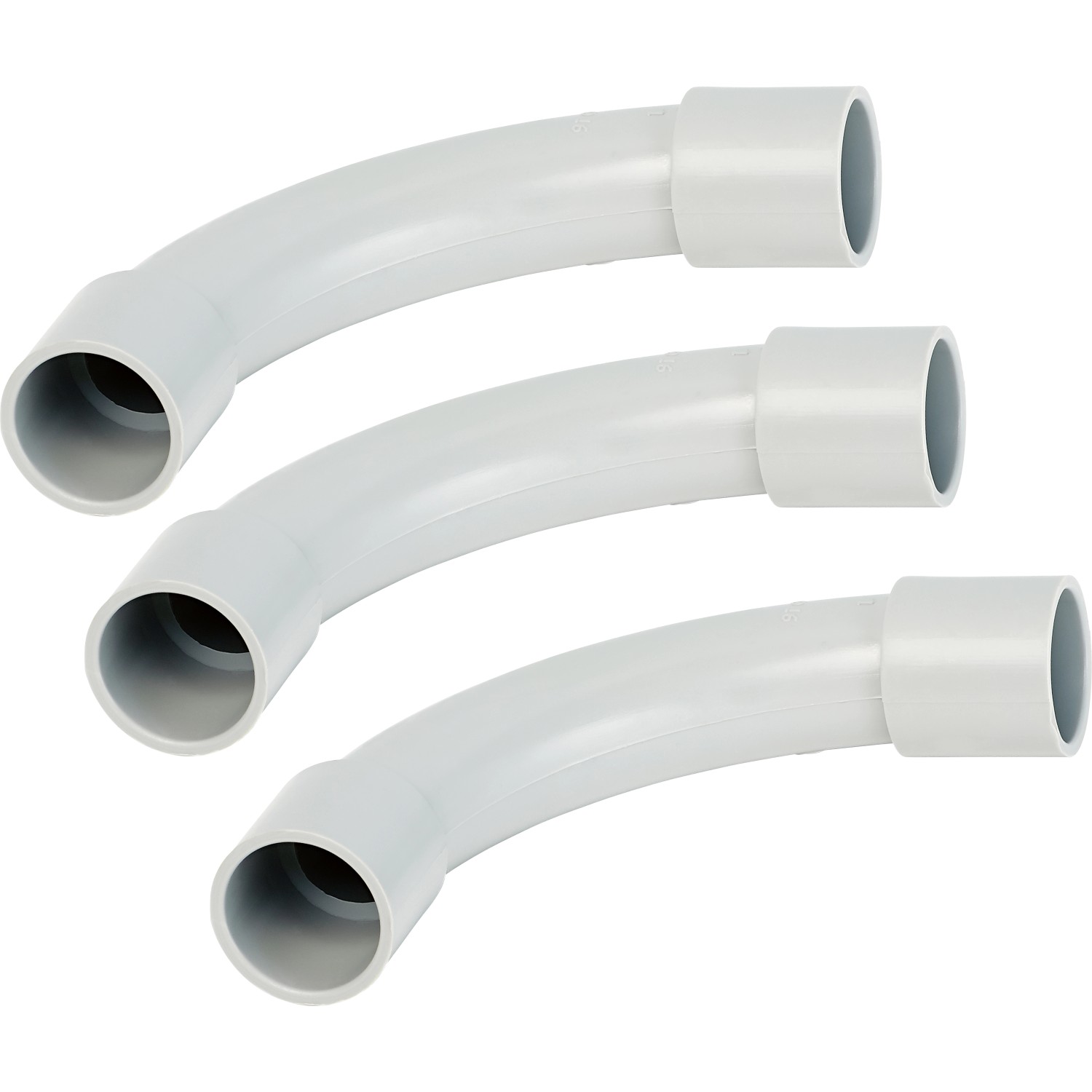 Izolační koleno EN 16 šedé, 3 ks