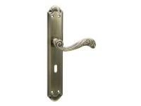 COBRA Štítové kování Florence BB 72, česaný bronz