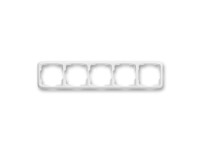 ABB 5násobný rámeček TANGO 3901A-B50 B, bílý, 11,5 x 81 x 365 mm ABB 5násobný rámeček TANGO 3901A-B50 B, bílý, 11,5 x 81 x 365 mm