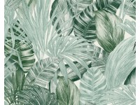 A. S. Creation Vliesová tapeta Attractive Palmový list zelená