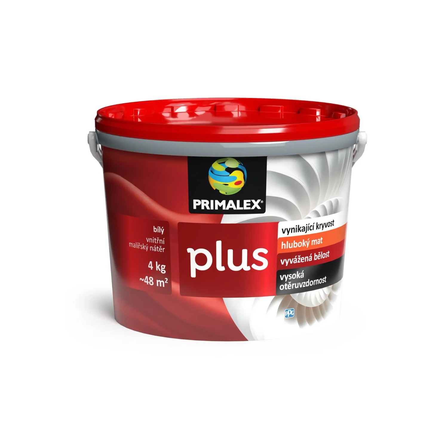 Malba interiérová PRIMALEX Plus bílá, 4 kg