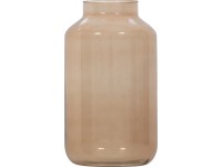 Skleněná váza hnědá 30,5 cm x průměr 16,5 cm