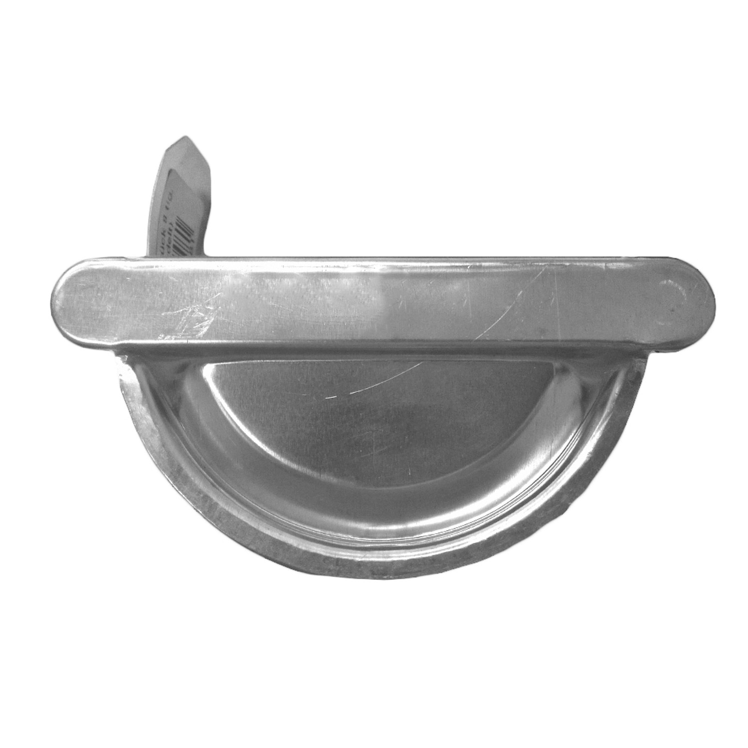 Sarei Čelo RG 75 pro půlkulatý okapový žlab, hliník-přírodní, L