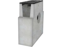 COVERNIT Sběrná betonová vpusť B125 s litinovou mříží H120, 333 x 130 x 380 mm COVERNIT Sběrná betonová vpusť B125 s litinovou mříží H120, 333 x 130 x 380 mm