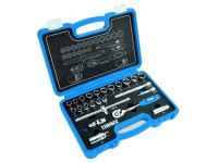 Narex 24-dílná sada hlavic a ovladačů 3/8 Narex 24-dílná sada hlavic a ovladačů 3/8
