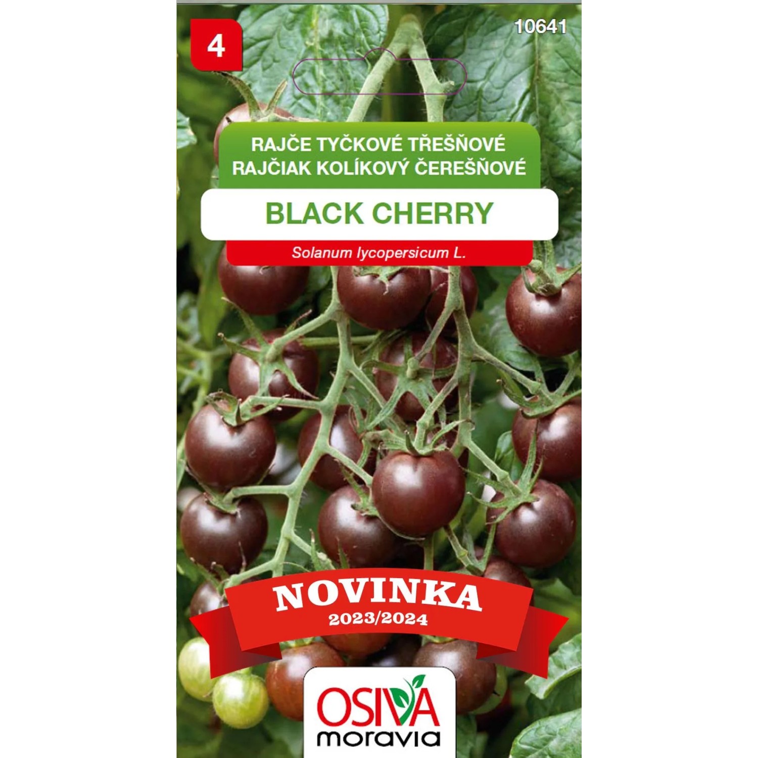 Semínka Rajče tyčkové rybízové Black Cherry (Solanum lycopersicum)