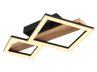 GLOBO LED stropní svítidlo DUSTIN 19 W, 2100 lm, 3000 K, 480 x 300 x 100 mm