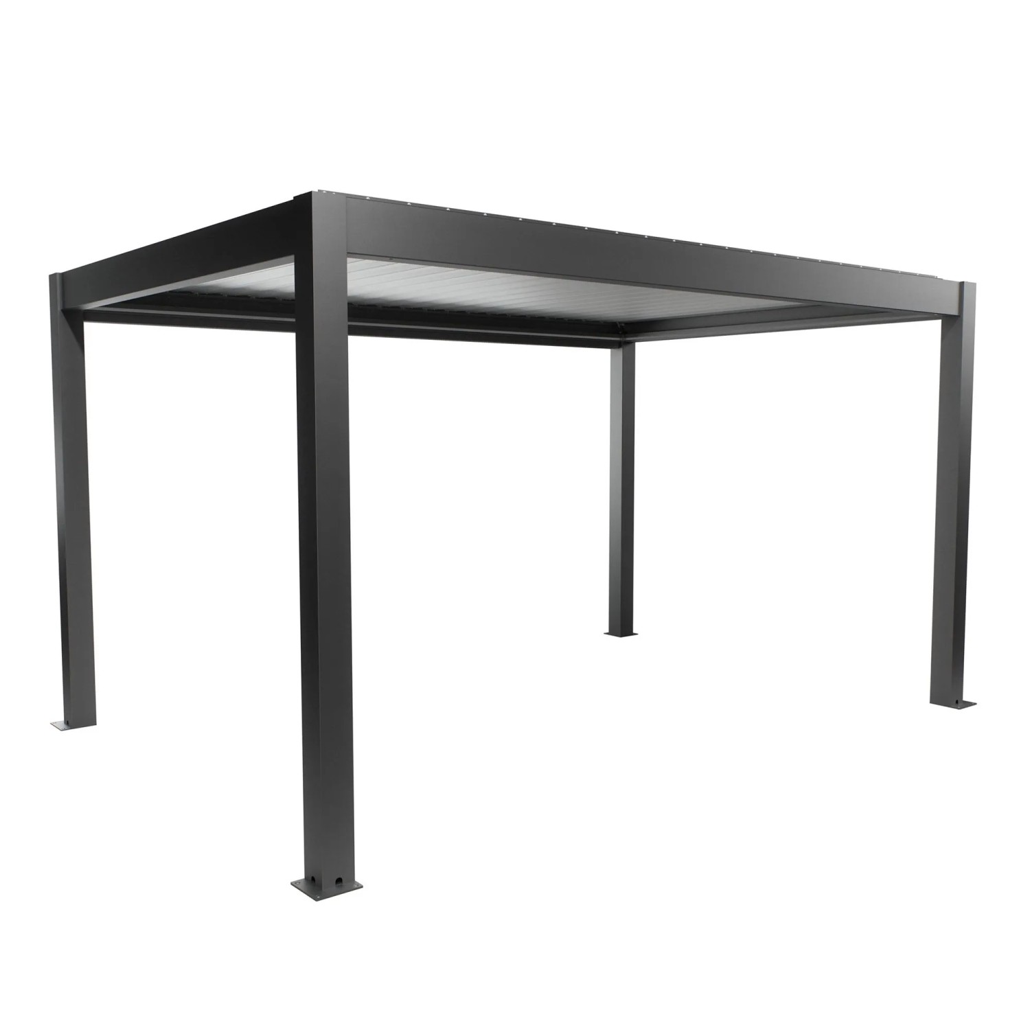 Biohort Pergola 4,5 x 3 tmavě šedá/stříbrná 460 x 312 cm