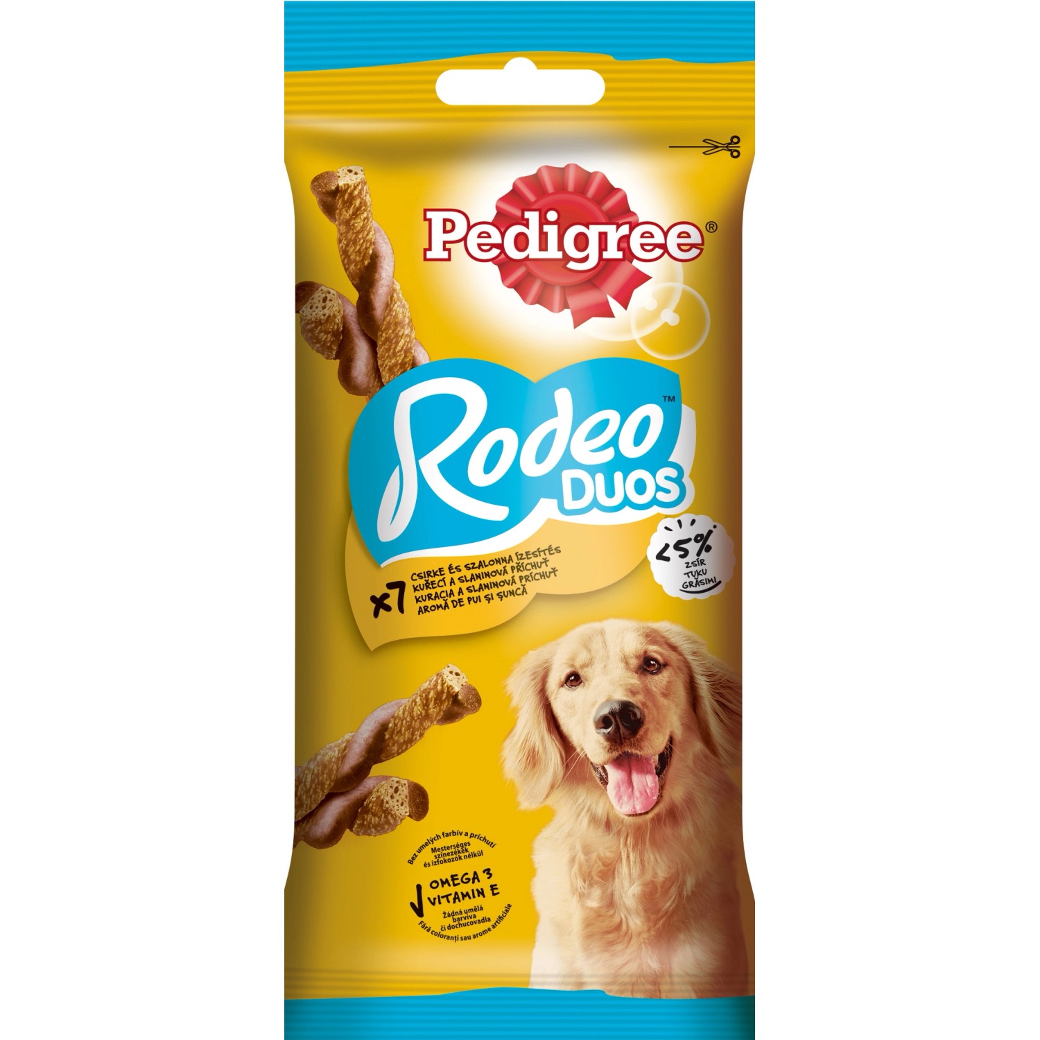 Pedigree Pamlsek pro psy Rodeo Duos kuře a slanina 123 g