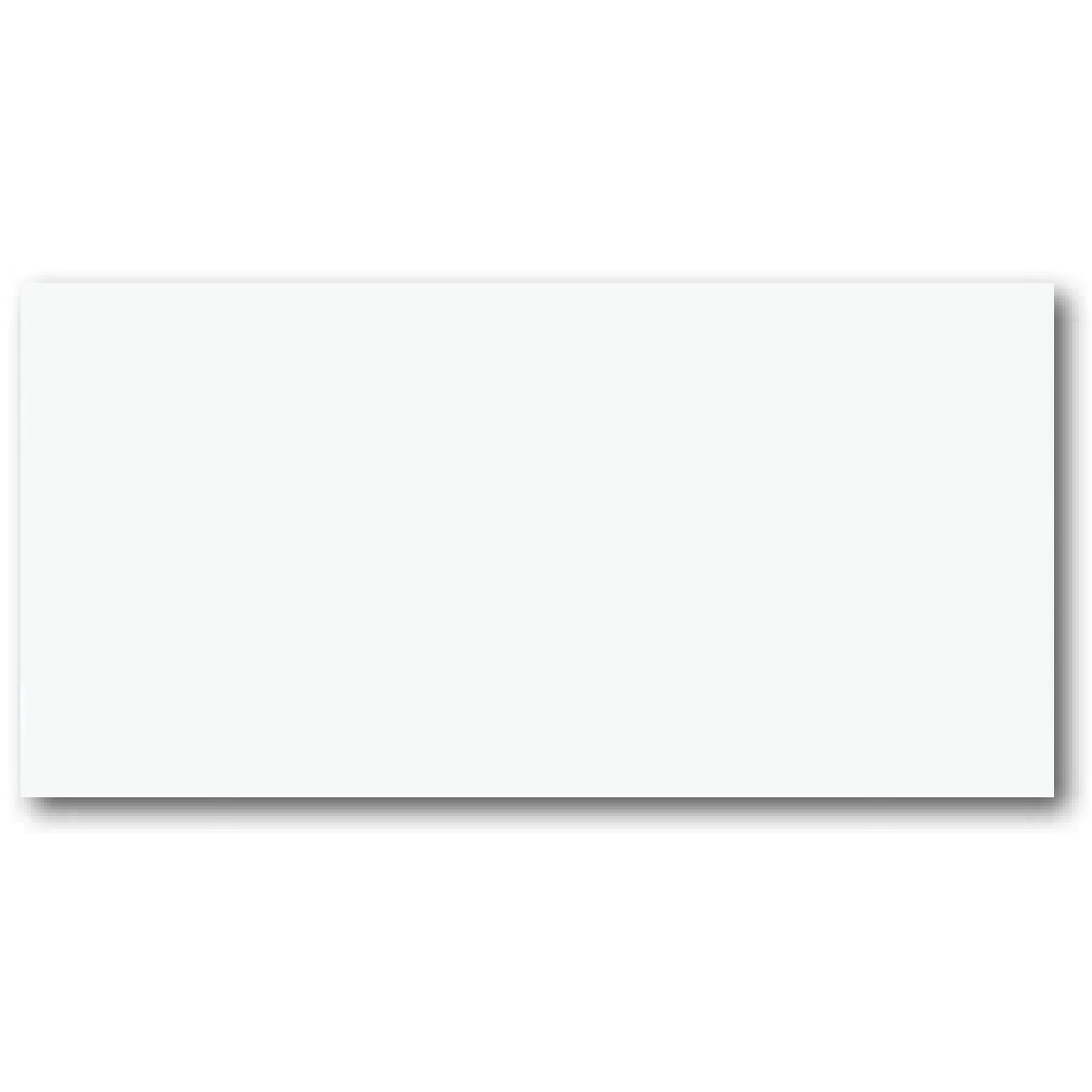 Keramický glazovaný obklad matný bílý 20 x 40 cm