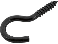 Hák na prádelní šňůru černý, pr. 5,2 mm x 60 mm, 4 ks Hák na prádelní šňůru černý, pr. 5,2 mm x 60 mm, 4 ks