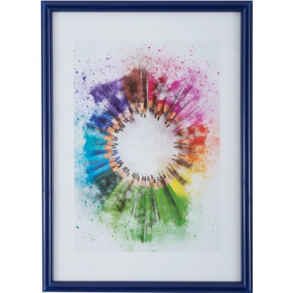 Bondecor Fotorámeček plastový FAST modrý 40 x 50 cm