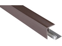 Kovalex Boční zakončovací lišta pro prkna WPC čoko hnědá 2500 x 64 x 48 mm