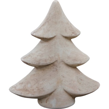 Dekorativní vánoční stromeček terakota 36 cm x 31 cm x 13 cm