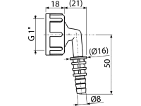 Alcadrain Kolínko komplet G1 Alcadrain Kolínko komplet G1