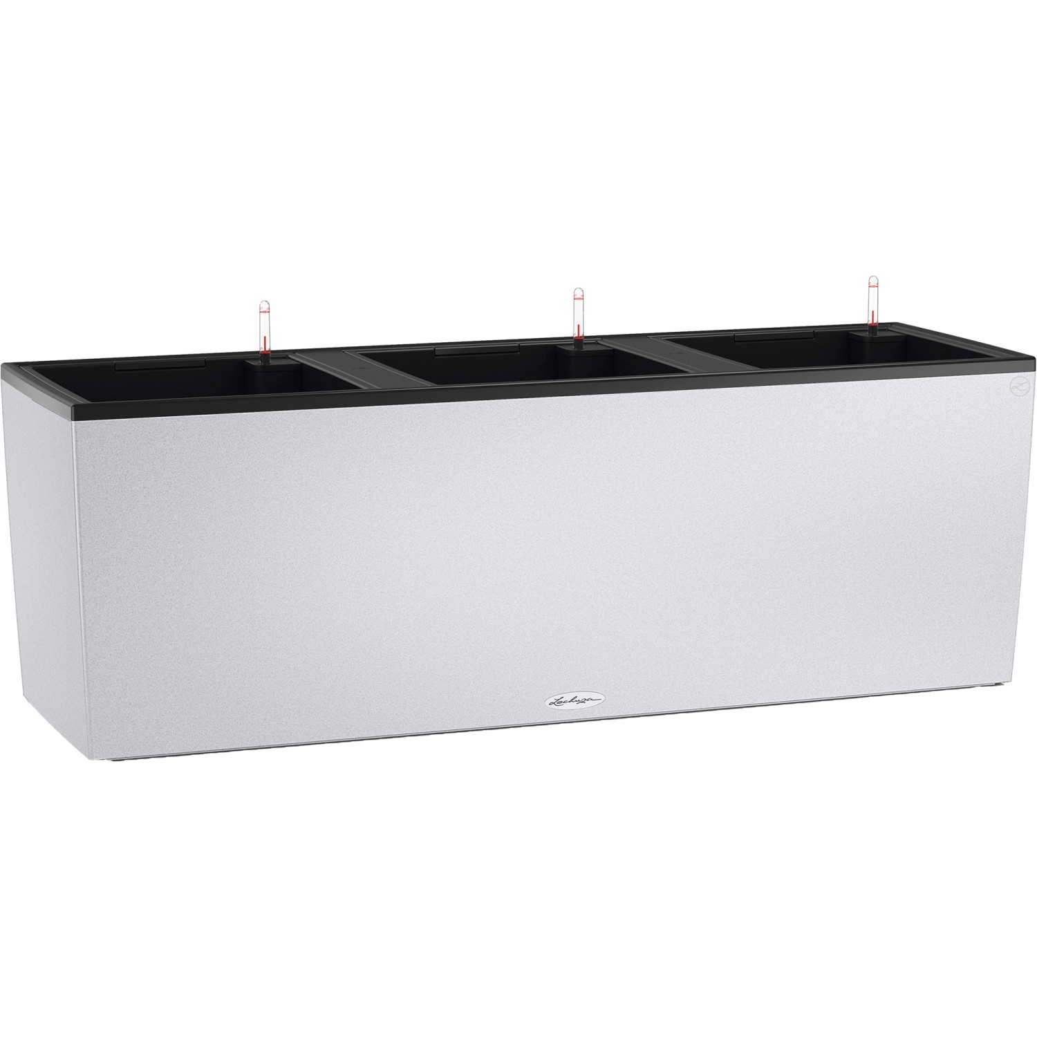 Lechuza Květináč Trio Stone 40, grafitově černá, 130 x 42 x 44 cm