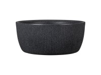Scheurich Plastová miska na květiny Linetto Bowl Stony Black pr. 28,6 x 12,6 cm