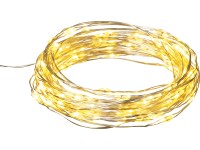 LED drátěný světelný řetěz 320 LED, transparentní, 35 m