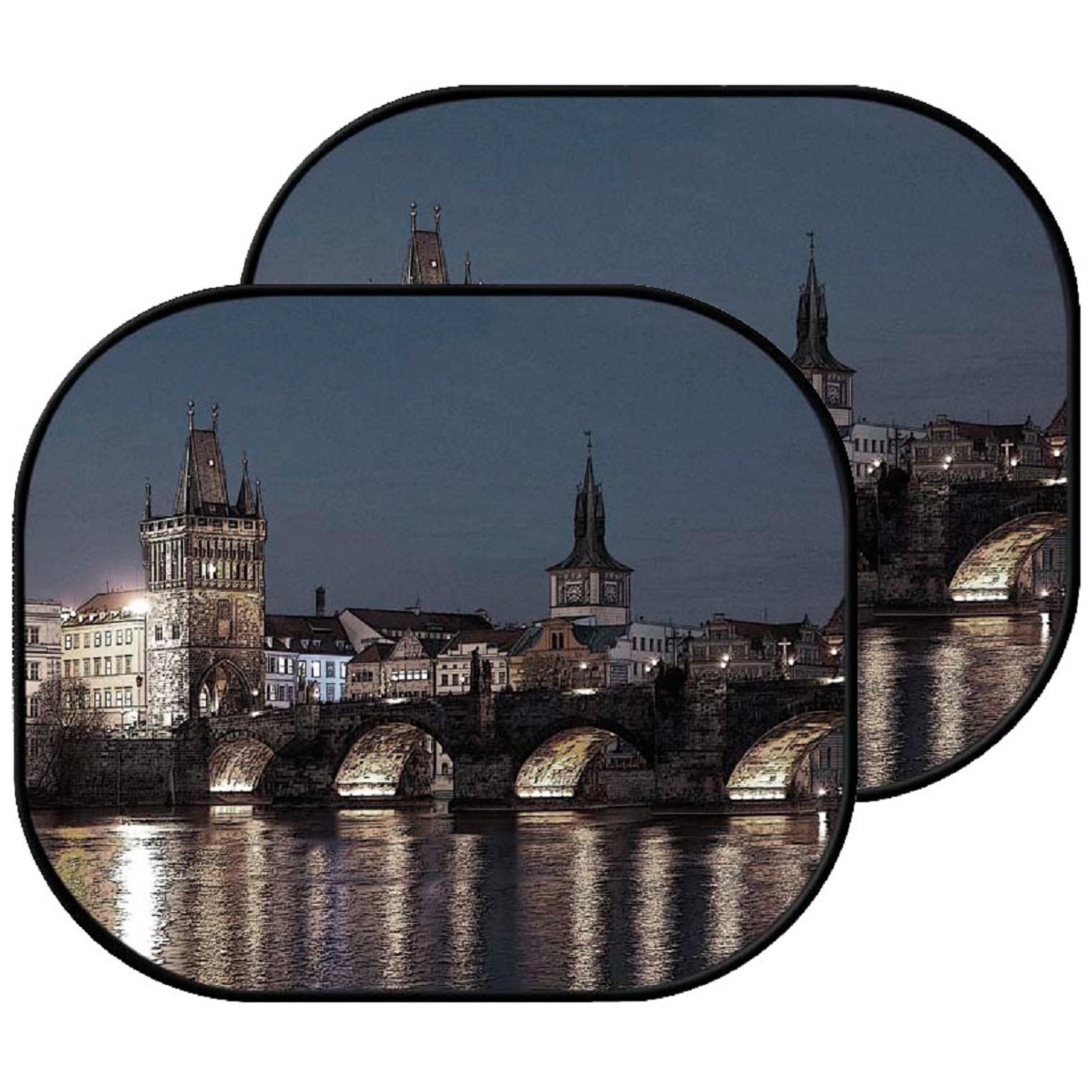Clona sluneční na boční okno, Karlův most, 2 ks