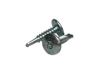 COVERNIT Samořezný vrut pro WPC plotovky 5,5 x 25 mm, stříbrná, 100 ks